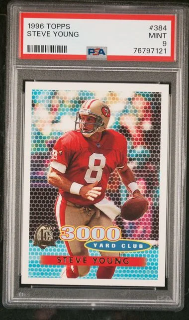 1996 Topps Steve Young #384 card image