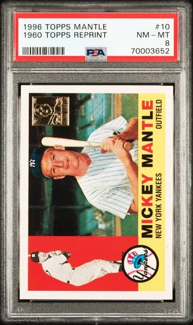 1996 Topps Topps Reprint Mantle Reprint #101960 card image