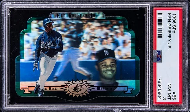 1996 UD SPx Ken Griffey Jr. #55 card image