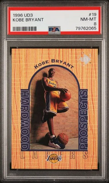 1996 UD3 Kobe Bryant #19 card image