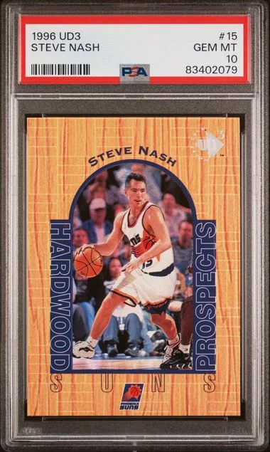1996 UD3 Steve Nash #15 card image
