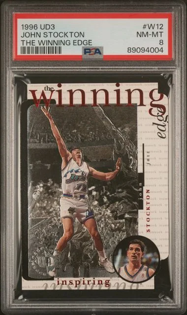 1996 UD3 The Winning Edge John Stockton #W12 card image