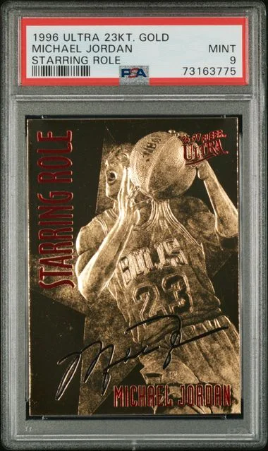 1996 Ultra Gold Starring Role Michael Jordan #23K card image