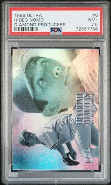1996 Ultra Hideo Nomo Diamond Producers #6 card image