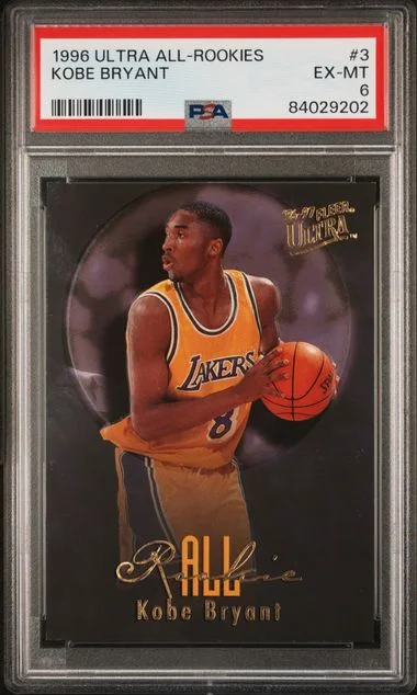1996 Ultra Kobe Bryant All-Rookies #3 card image