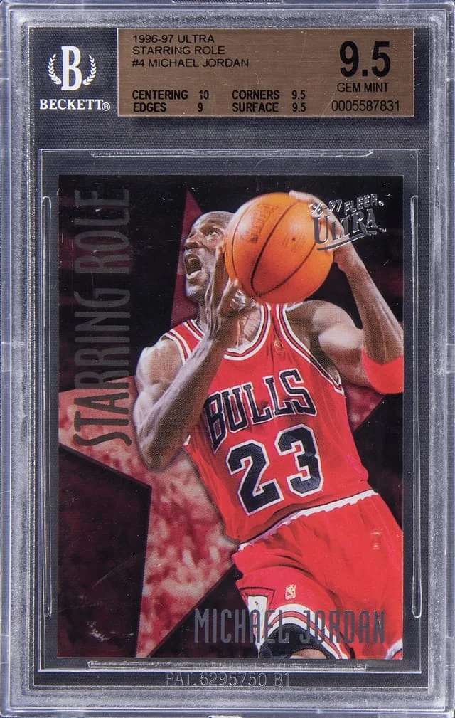 1996 Ultra Michael Jordan Starring Role #4 card image