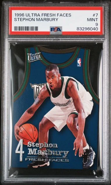 1996 Ultra Stephon Marbury Fresh Faces #7 card image