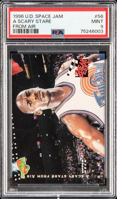 1996 Upper Deck A Scary Stare Space Jam #56 card image