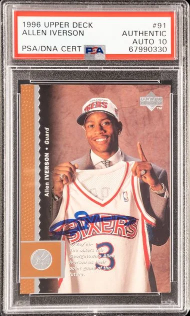 1996 Upper Deck Allen Iverson #91 card image