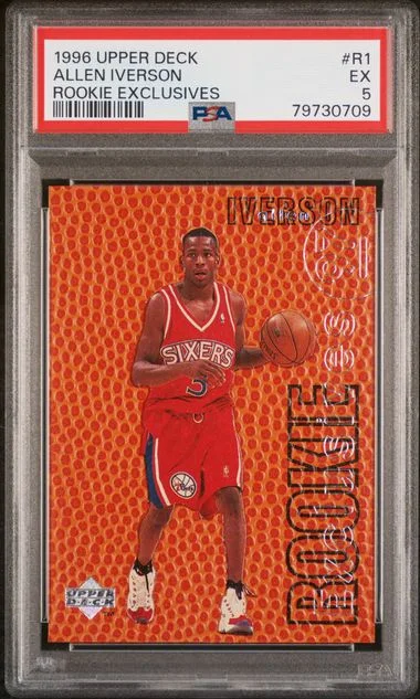 1996 Upper Deck Allen Iverson Exclusives #R1 card image