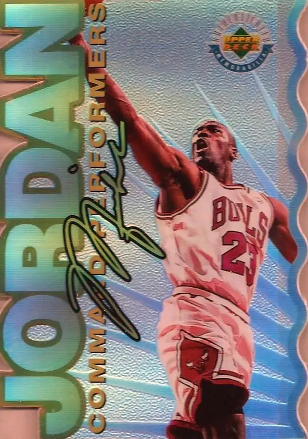 1996 Upper Deck Authenticated Command Performers Michael Jordan #NNO card image