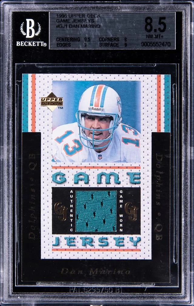 1996 Upper Deck Dan Marino Prime Jerseys #GJI card image