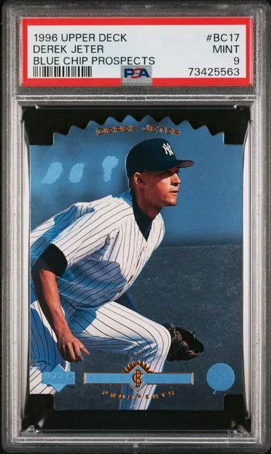 1996 Upper Deck Derek Jeter Blue Chip Prospects #BC17 card image