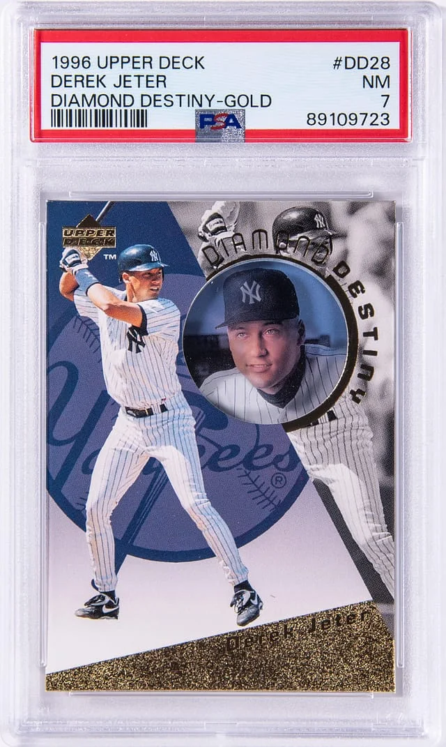 1996 Upper Deck Derek Jeter Diamond Destiny Gold #DD28 card image