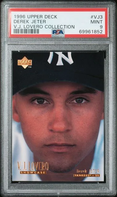 1996 Upper Deck Derek Jeter V.J. Lovero Collection #VJ3 card image