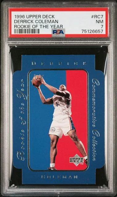 1996 Upper Deck Derrick Coleman Of The Year #RC7 card image