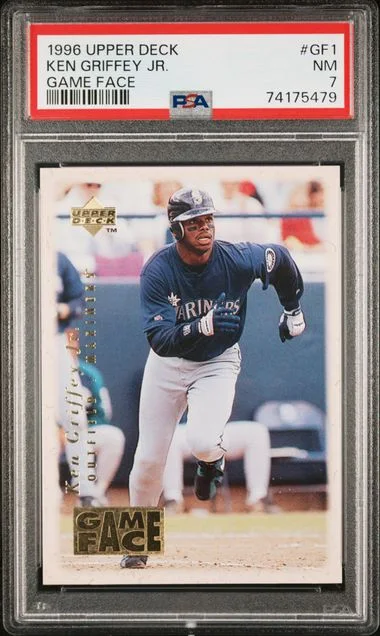 1996 Upper Deck Ken Griffey Jr. Game Face #GF1 card image
