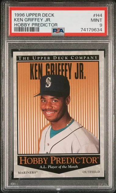 1996 Upper Deck Ken Griffey Jr. Hobby Predictor #H4 card image