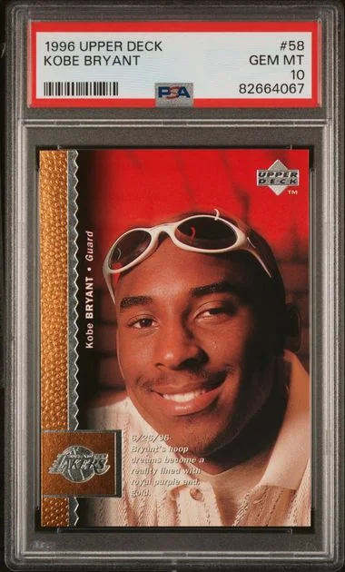1996 Upper Deck Kobe Bryant #58 card image