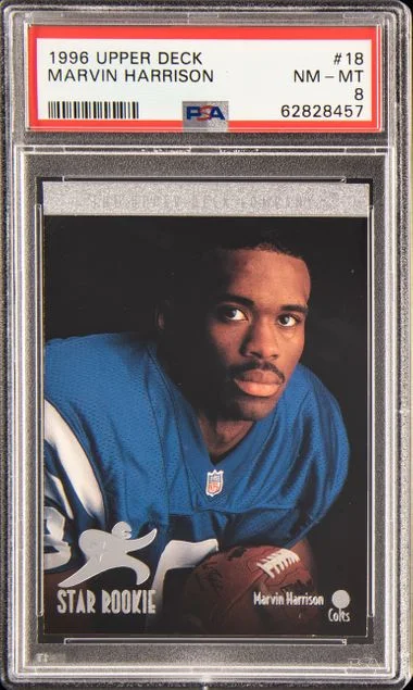 1996 Upper Deck Marvin Harrison #18 card image