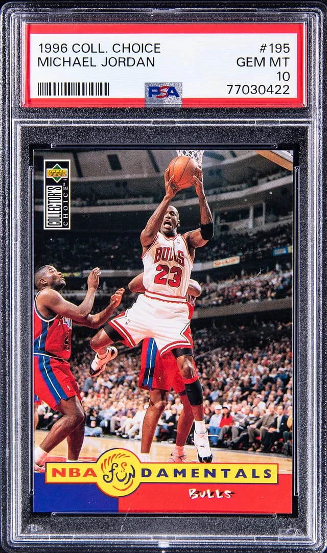 1996 Upper Deck Michael Jordan Collectors Choice NBA Fun-damentals #195 card image
