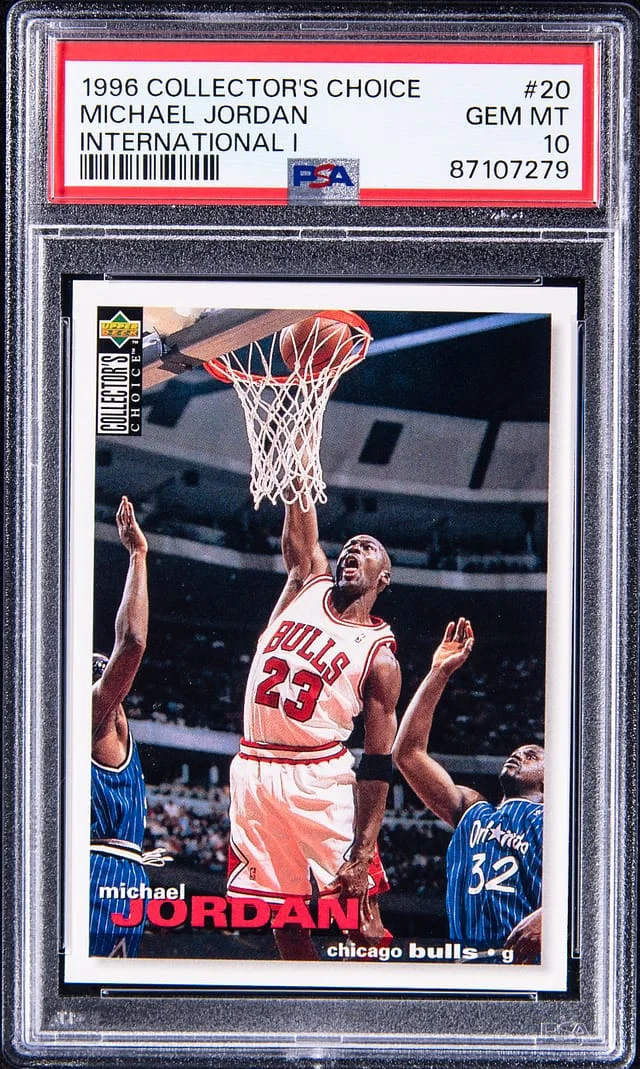 1996 Upper Deck Michael Jordan Collectors Choice International #20 card image
