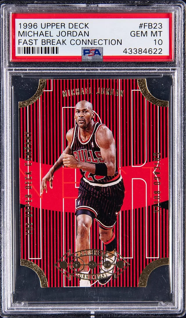 1996 Upper Deck Michael Jordan Fast Break Connection #FB23 card image