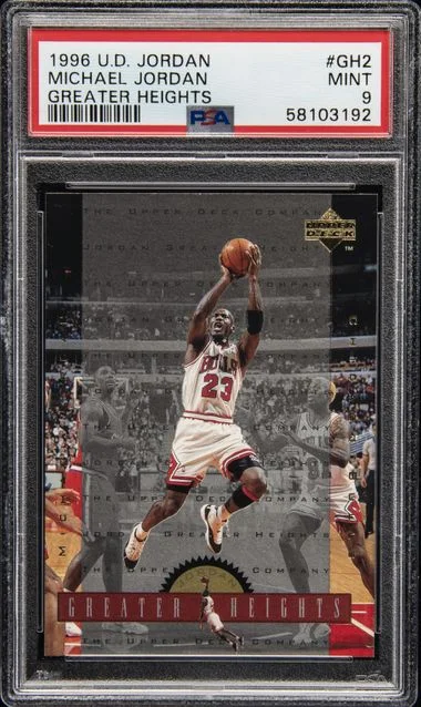 1996 Upper Deck Michael Jordan Jordan Greater Heights #GH2 card image