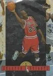1996 Upper Deck Michael Jordan Greater Heights 3x5 Michael Jordan #GH6 card image