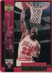1996 Upper Deck Michael Jordan Metal Michael Jordan #6 card image
