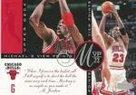 1996 Upper Deck Michael Jordan Michael's Viewpoints 3x5 Michael Jordan #VP3 card image