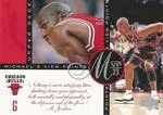 1996 Upper Deck Michael Jordan Michael's Viewpoints 3x5 Michael Jordan #VP8 card image