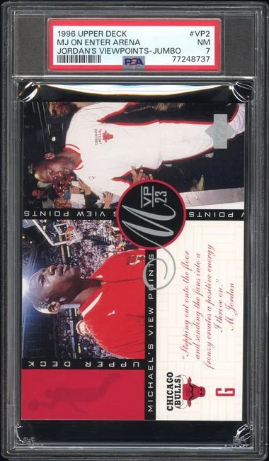 1996 Upper Deck MJ On Enter Arena Jordan's Viewpoints Jumbo #Vp2 card image