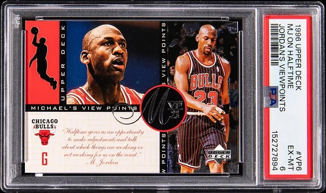 1996 Upper Deck MJ on Halftime Jordan's Viewpoints #VP6 card image