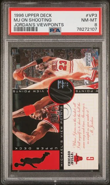 1996 Upper Deck MJ On Shooting Jordan's Viewpoints #VP3 card image