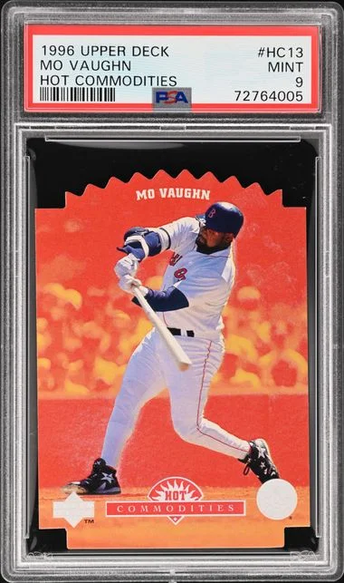 1996 Upper Deck Mo Vaughn Hot Commodities #HC13 card image
