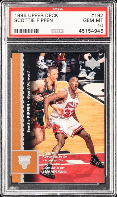 1996 Upper Deck Scottie Pippen #197 card image
