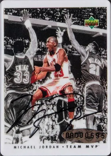 1996 Upper Deck Signature Series Michael Jordan Michael Jordan #TM5 card image