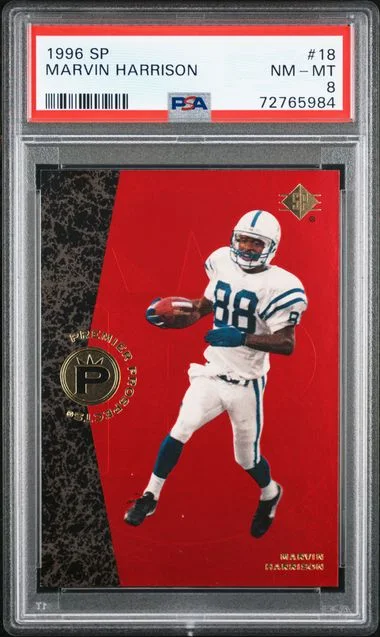 1996 Upper Deck SP Marvin Harrison #18 card image