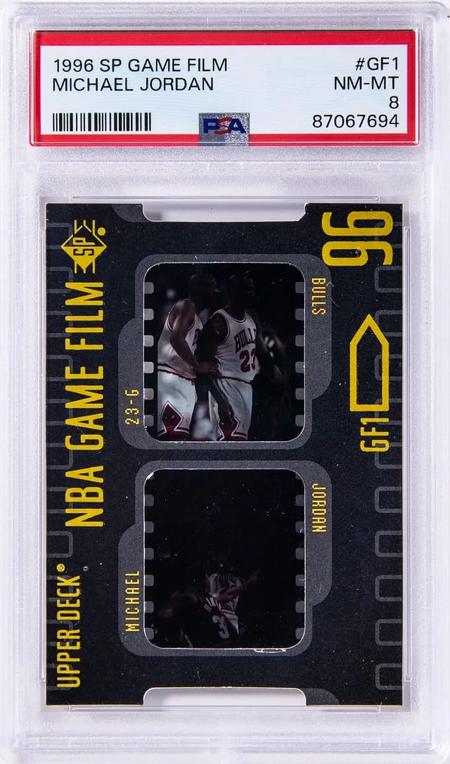 1996 Upper Deck SP Michael Jordan Game Film #GF1 card image