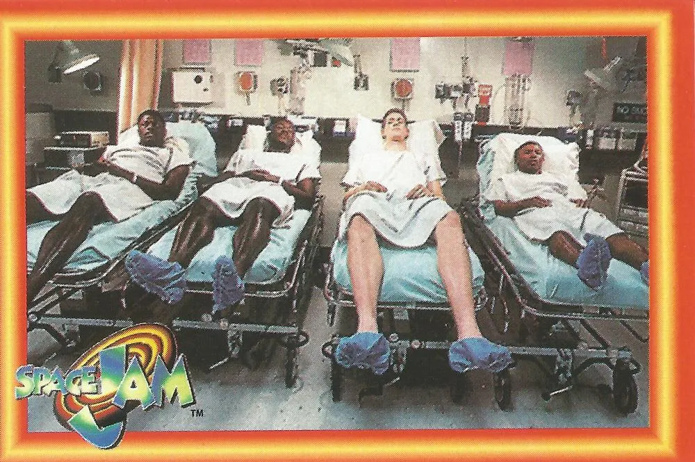 1996 Upper Deck Space Jam Stickers Michael Jordan #114 card image