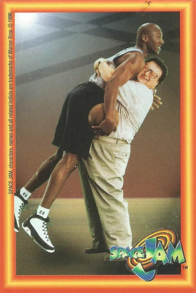 1996 Upper Deck Space Jam Stickers Michael Jordan #200 card image