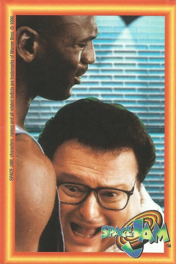 1996 Upper Deck Space Jam Stickers Michael Jordan #205 card image