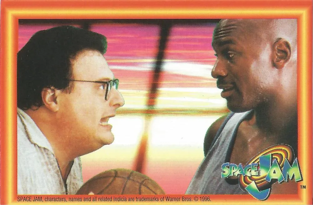 1996 Upper Deck Space Jam Stickers Michael Jordan #207 card image