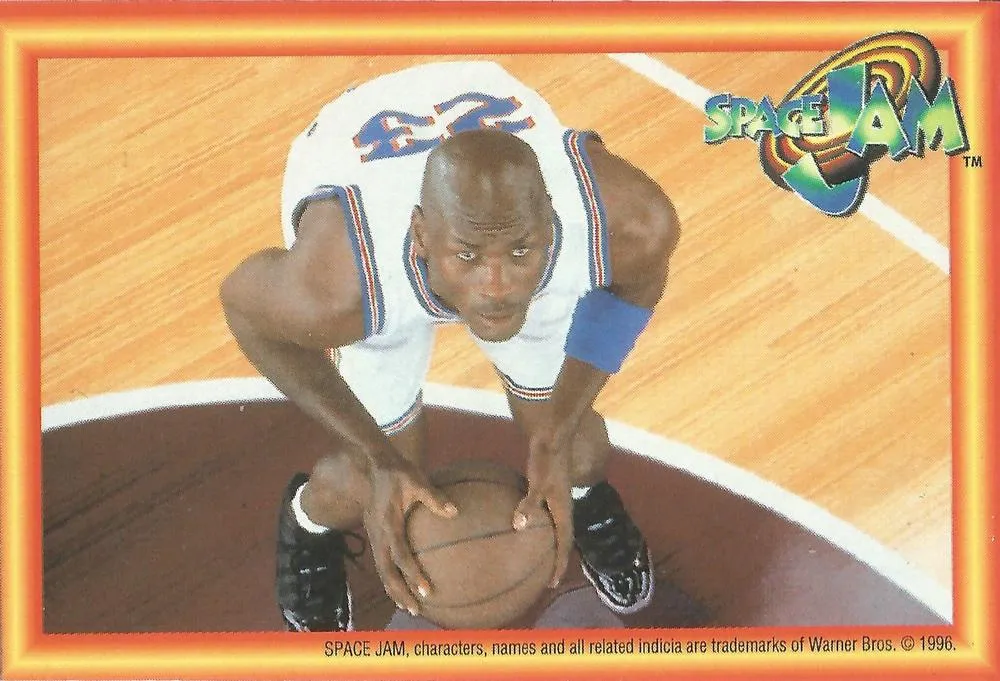 1996 Upper Deck Space Jam Stickers Michael Jordan #216 card image