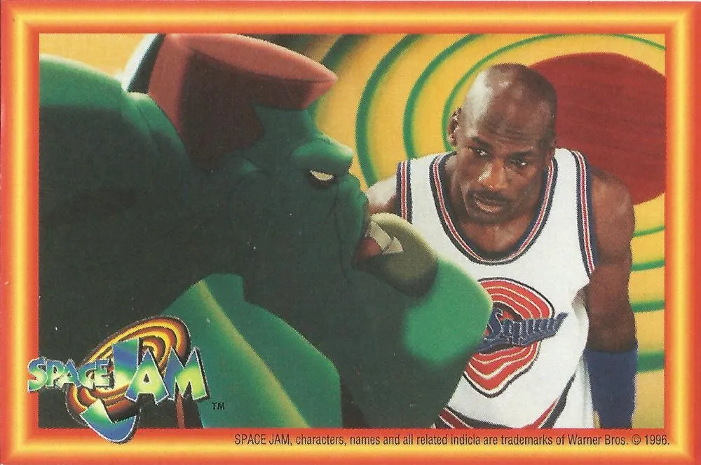 1996 Upper Deck Space Jam Stickers Michael Jordan #248 card image
