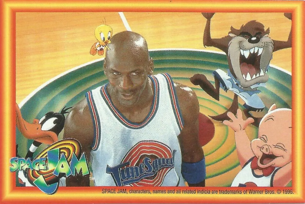 1996 Upper Deck Space Jam Stickers Michael Jordan #249 card image