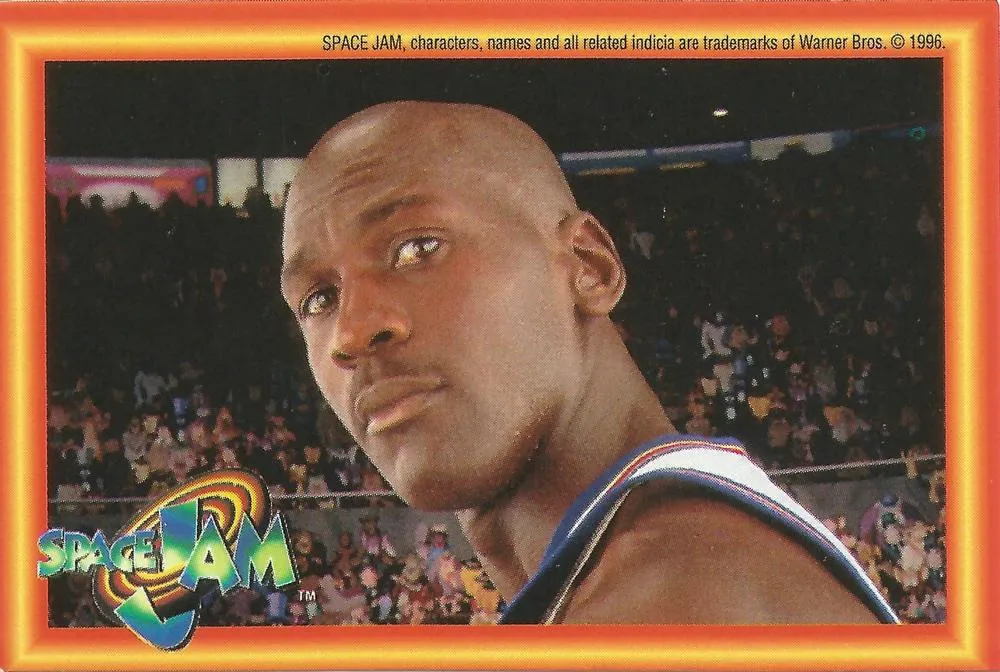 1996 Upper Deck Space Jam Stickers Michael Jordan #255 card image