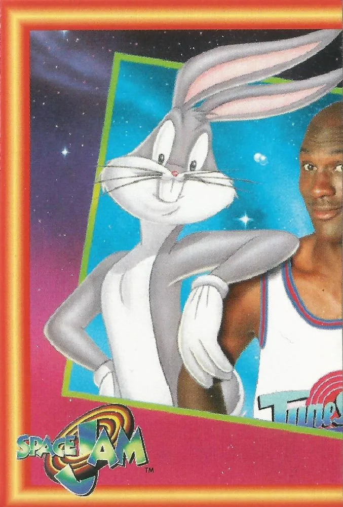 1996 Upper Deck Space Jam Stickers Michael Jordan #256 card image