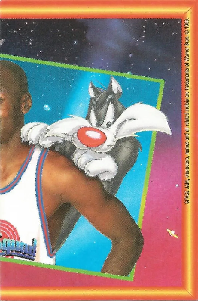 1996 Upper Deck Space Jam Stickers Michael Jordan #257 card image